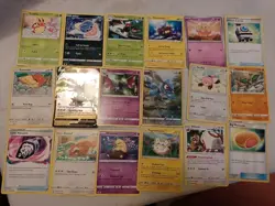 Genuine Unsorted Small Collection Job Lot of Pokemon Pokemon Cards - Image 1