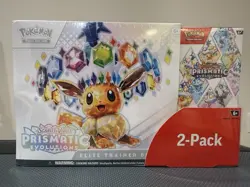 Pokemon Prismatic Evolutions ETB And Booster Bundle Costco Sealed New - Image 1
