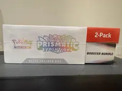 Pokemon Prismatic Evolutions ETB And Booster Bundle Costco Sealed New - Image 2