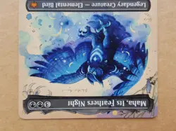 Maha Its Feathers Night Bloomburrow Borderless MTG Magic the Gathering SeePhotos - Image 2