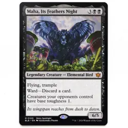 Maha, Its Feathers Night / Magic MTG / Bloomburrow - Mythic - NM - Image 1