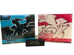 Pokemon Center Black Bolt and White Flare Elite Trainer Box ETB Set Sealed - Image 1
