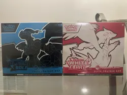 Black Bolt and White Flare Pokemon Center ETB Elite Trainer Box Set of 2 - Image 1