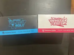 Pokemon Center Black Bolt and White Flare ETB Elite Trainer Box Set of 2 Sealed - Image 2