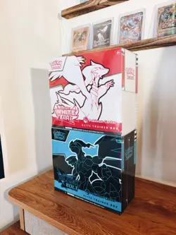 Black Bolt and White Flare Pokemon Center ETB Elite Trainer Box Set of 2 - Image 1