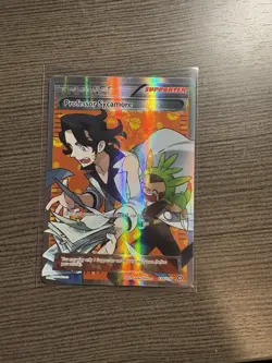 Pokemon TCG Professor Sycamore Steam Siege Full Art Ultra Rare Card 114/114 NM - Image 1