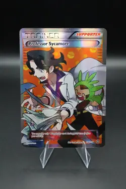 Pokemon TCG Professor Sycamore Steam Siege Full Art Ultra Rare Card 114/114 NM - Image 1