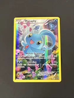Manaphy XY113 Promo Pokemon Card TCG Full Art 2016 NM Condition - Image 1