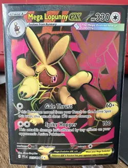 Pokemon TCG Holo Ultra Rare Full Art Mega Lopunny Ex 115/094 NM - Image 1