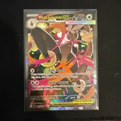 Mega Lopunny EX 128/094 SIR Phantasmal Flames Pokemon Full Art Card NM/Mint - Image 1