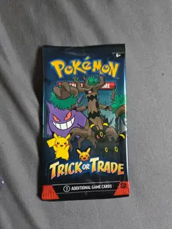 Pokemon TCG 2024 Halloween Trick or Trade BOOster Pack - 3-Card Packs - Image 1