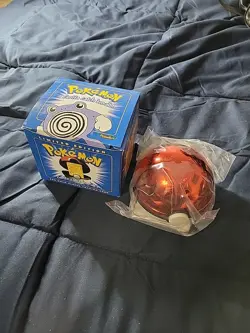 Pokemon Poliwhirl 23k Gold Plated Trading Card & Pokeball Burger King Sealed BLU - Image 1