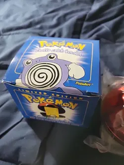 Pokemon Poliwhirl 23k Gold Plated Trading Card & Pokeball Burger King Sealed BLU - Image 3