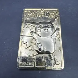 1999 Pokemon Pikachu & Togepi 23K Gold Plated Trading Card Burger King - Image 2