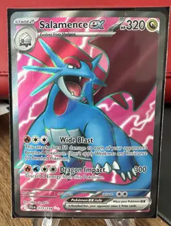 Pokemon TCG - Salamence EX Full Art - Journey Together Card 177/159 NM - Image 1