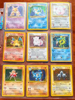 1999 Pokemon 100% Complete Base Set - 102/102 - Holo Rare Old Pokemon Cards - Image 1