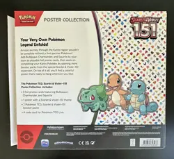 Pokemon 151 Poster Collection -Poster & Promo Cards -No Packs) In Original Box 820650853166 - Image 2