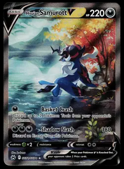 Pokemon Card - Hisuian Samurott V Crown Zenith GG51/GG70 Ultra Rare - Image 1