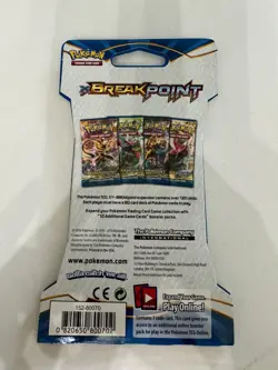Pokemon XY BREAKpoint Sleeved Booster Pack - Factory Sealed - 10 Cards - Image 2