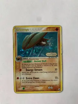 Kabutops Reverse Holo 7/92 ex Legend Maker Stamp 2006 LP Vintage Pokemon Card - Image 1