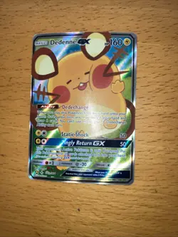 Pokemon TCG Dedenne GX 195a/214 Alternate Art Card NM Condition - Image 5