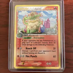 Pokemon TCG Ludicolo Reverse Holo Card 6/100 EX Crystal Guardians Delta Species - Image 2