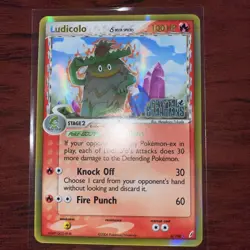Pokemon TCG Ludicolo Reverse Holo Card 6/100 EX Crystal Guardians Delta Species - Image 5