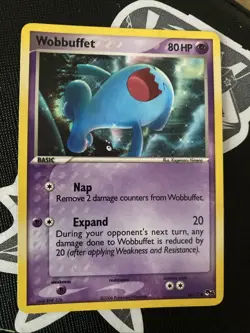 Wobbuffet 16/17 NM/VLP Holo Rare Pop Series 4 Pokemon Card TCG - Image 1