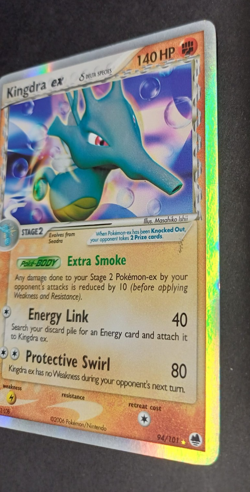 Kingdra ex Delta EX Dragon Frontiers 94/101 ENG - Pokemon Ultra Rare Card - Image 3