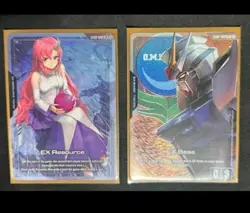 Gundam Card Game ENGLISH Promo EX Base EXBP-002 and EX Resource EXRP-002 SEALED - Image 1