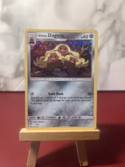 Pokemon Card | Alolan Dugtrio 11/12 | Holo RARE McDonalds Promo 2019 | LP - Image 1