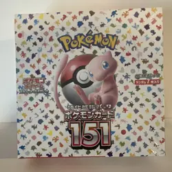 Pokemon Booster Box Japanese Set 151 Mew Card Stock Pokemon TCG Sealed Box - Image 1