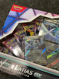 Pokemon Trading Card Game: Lugia ex & Latias ex Box, Worn Box - Image 2