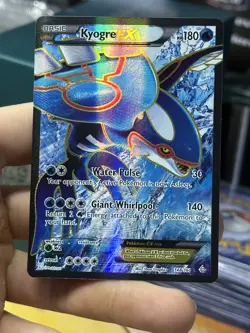 Kyogre EX 148/160 XY Primal Clash 2015 Full Art Holo Rare Pokemon Card TCG - Image 3