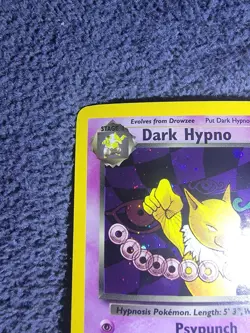 Pokemon Dark Hypno Holo Rare Card Team Rockets Set 9/82 Unlimited WOTC Vintage - Image 5