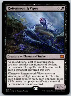 Rottenmouth Viper M Bloomburrow 107 NM - Image 1