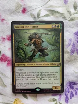 Kraven The Hunter - 0133 - R - Foil - Spider-Man - MTG - NM/M - Image 1