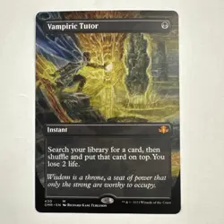 Vampiric Tutor Borderless Mythic Black Instant Dominaria Remastered 430 - Image 1