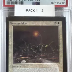 1993 MtG ARMAGEDDON Magic: the Gathering CE PSA 8 WOTC Rare - Image 2