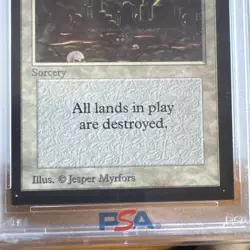 1993 MtG ARMAGEDDON Magic: the Gathering CE PSA 8 WOTC Rare - Image 3