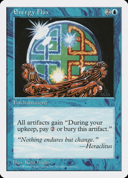 MTG Magic the Gathering Energy Flux (68/379) Fifth Edition LP - Image 1