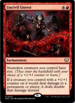 Uncivil Unrest 35 Commander: March of the Machine NM MTG - Image 1
