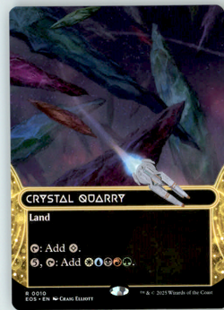 Crystal Quarry (0010) (Borderless) Edge of Eternities: Stellar Sights Regular - Image 1