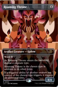 Roaming Throne (Borderless) The Lost Caverns of Ixalan LCI Normal NM - Image 1