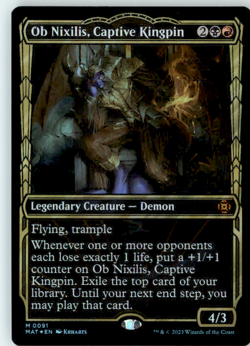 Ob Nixilis, Captive Kingpin (Showcase) March of the Machine: The Aftermath Foil - Image 1