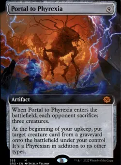 Portal to Phyrexia (Extended Art) The Brothers' War BRO Normal NM - Image 1