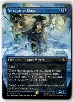 Snapcaster Mage (Borderless) (Chocobo Track Foil) M Commander: FINAL FANTASY 469 - Image 1