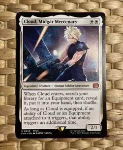 Cloud, Midgar Mercenary - Final Fantasy MTG - 0010 - Mythic - Regular FIN EN NM - Image 1