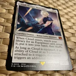 Cloud, Midgar Mercenary - Final Fantasy MTG - 0010 - Mythic - Regular FIN EN NM - Image 2