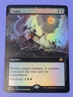 MTG Magic: Modern Horizons 2: Damn Foil Extended Art #449 Rare - NM - Image 1